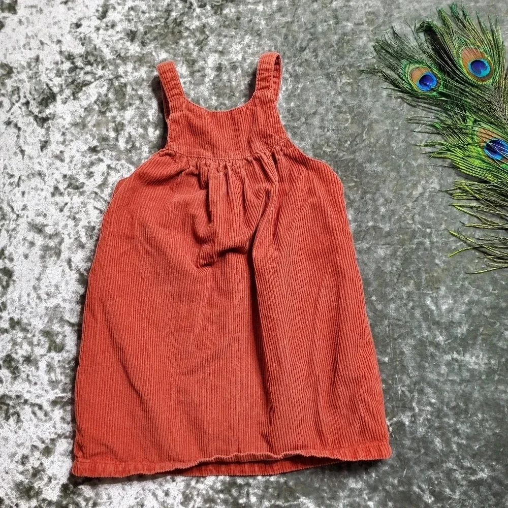 Marks &‎ Spencer Corduroy Rust Dress